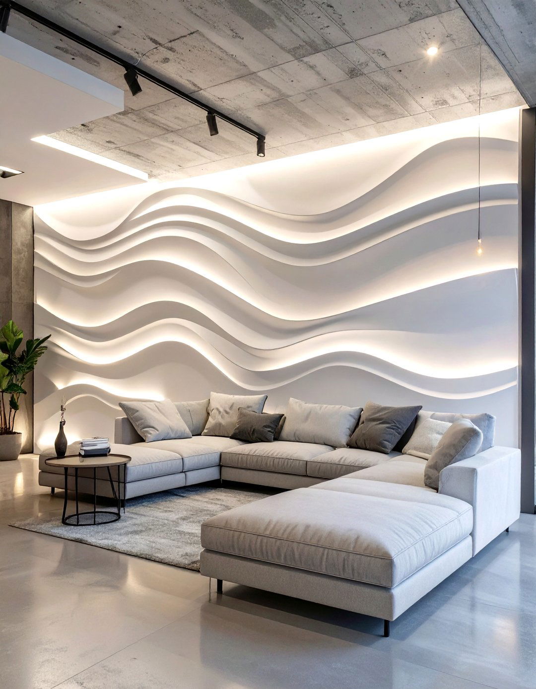 Textured Wall Panels D - 30 interior garage wall ideas