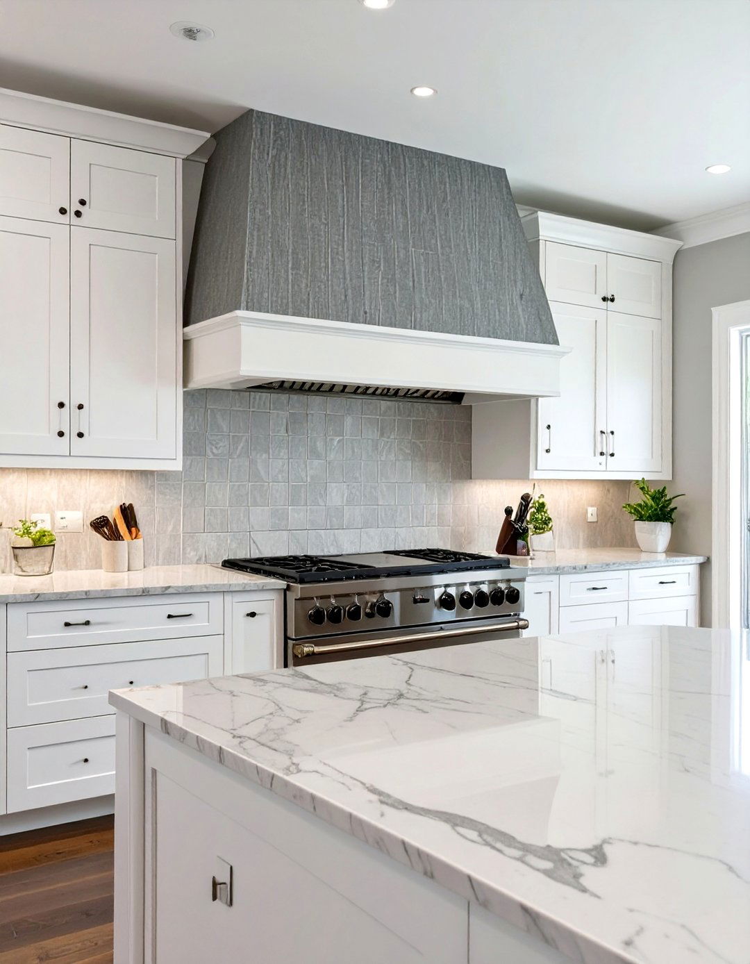 Textured Wallpaper Kitchen Soffit - 30 creative ideas for kitchen soffits