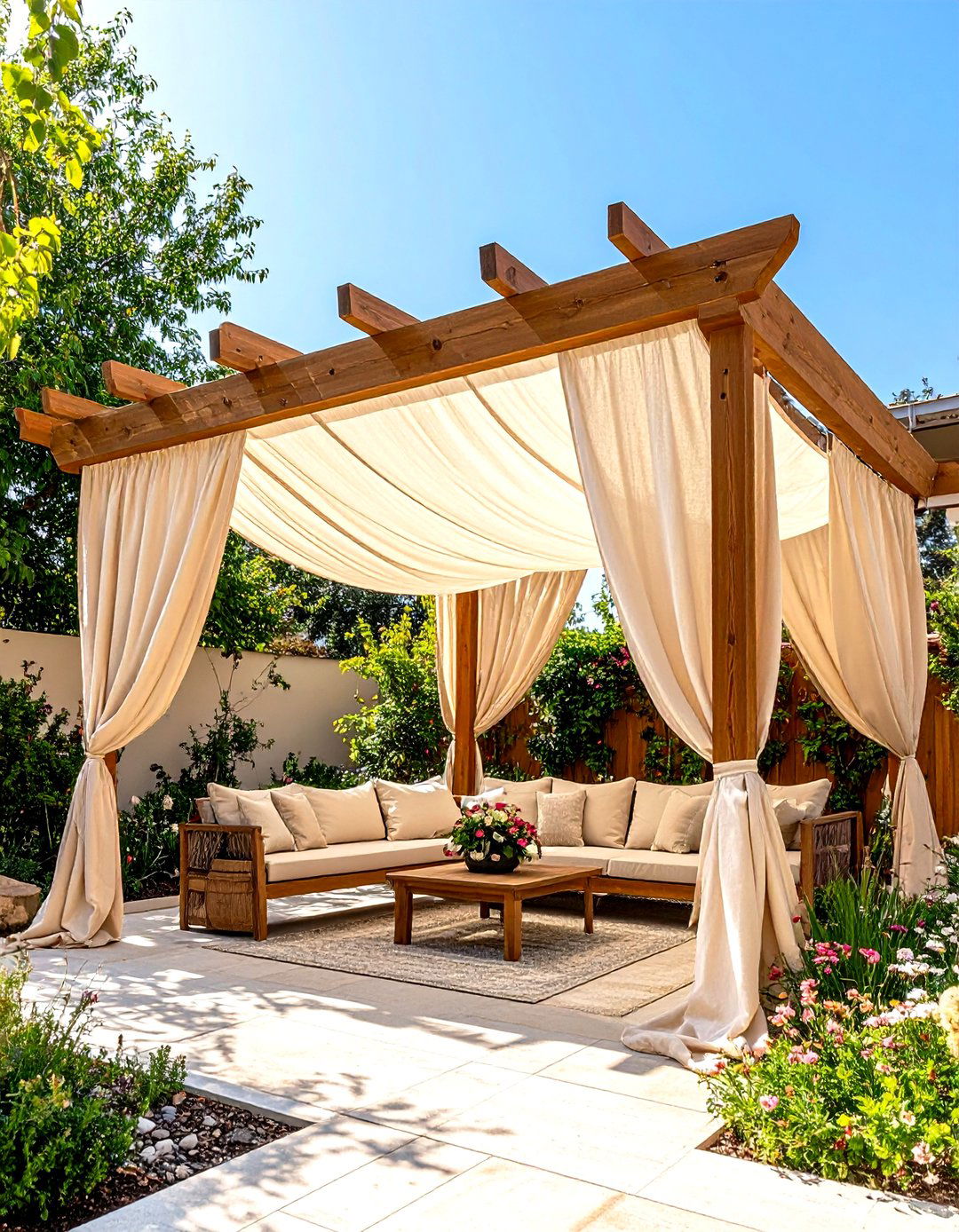 Thatched Roof Gazebo - 30 patio covering ideas