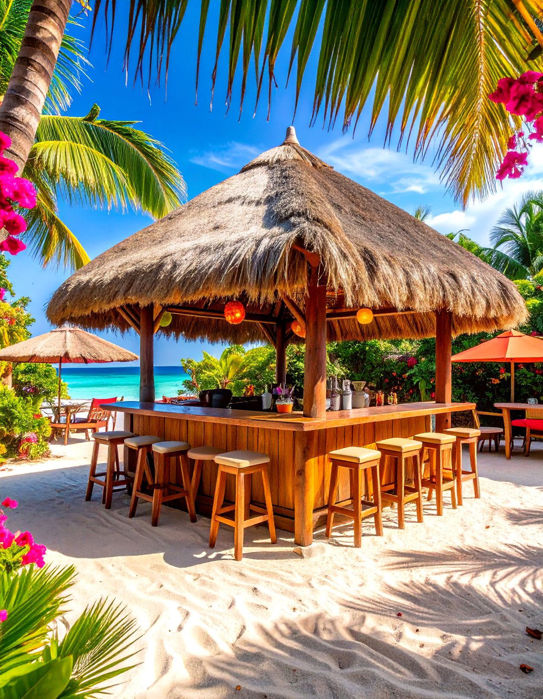 Thatched Roof Palapa - 30 patio shade ideas