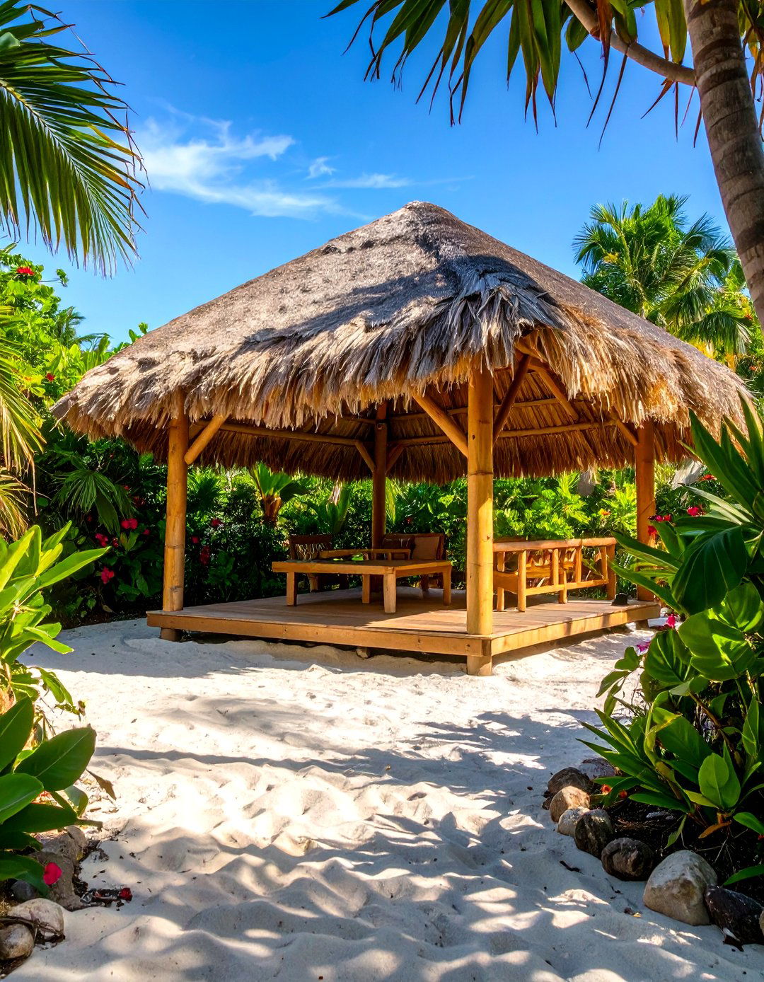 Thatched Roof Pavilion - 30 outdoor pavilion ideas