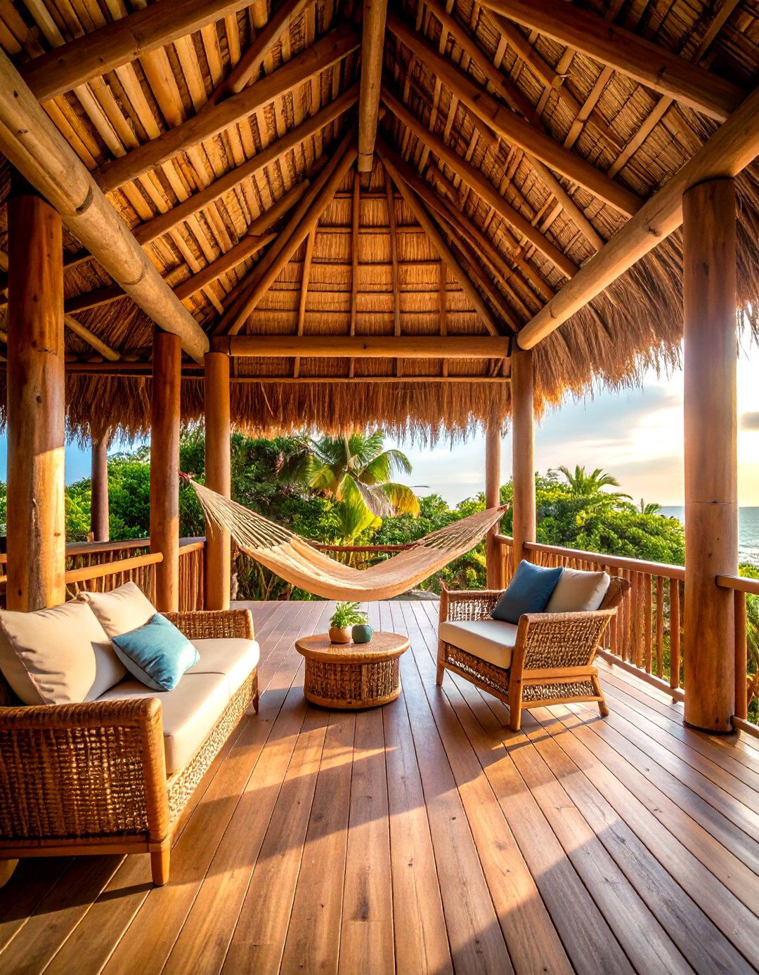 Thatched Roof Porch Cover - 30 porch cover ideas