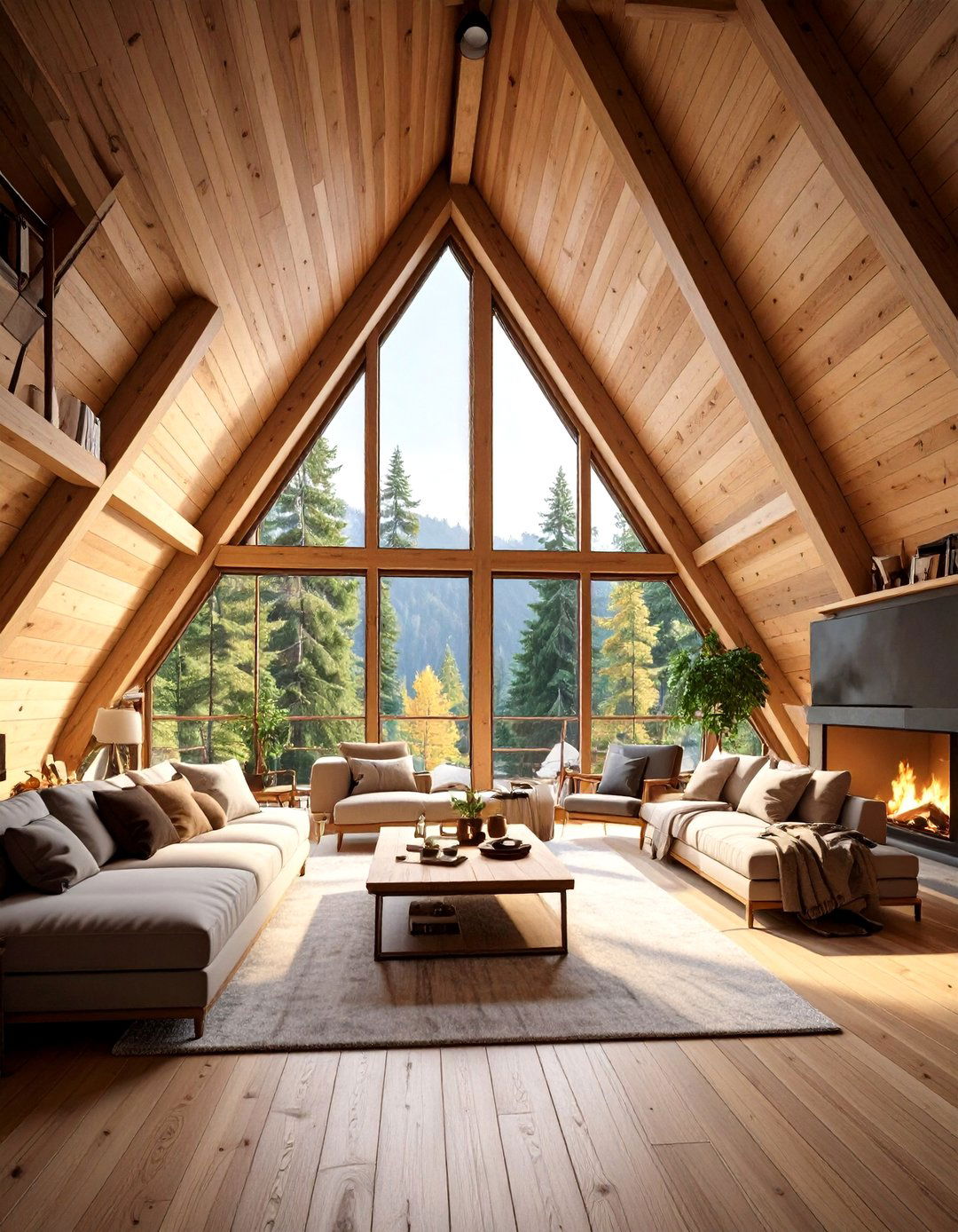 The A Frame Cabin Getaway - 30 3d house design free ideas