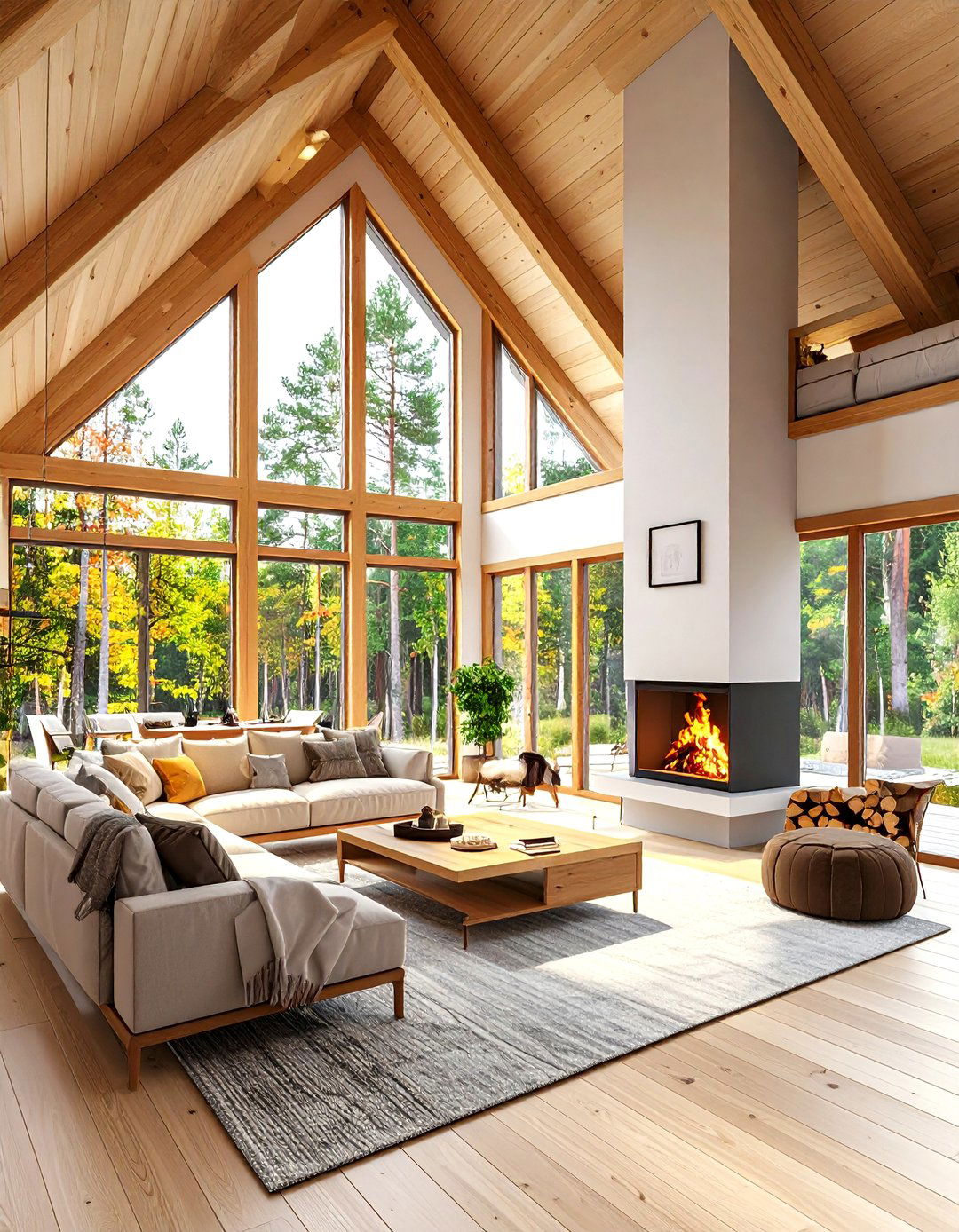 The A Frame Cabin Getaway - 30 3d house design ideas
