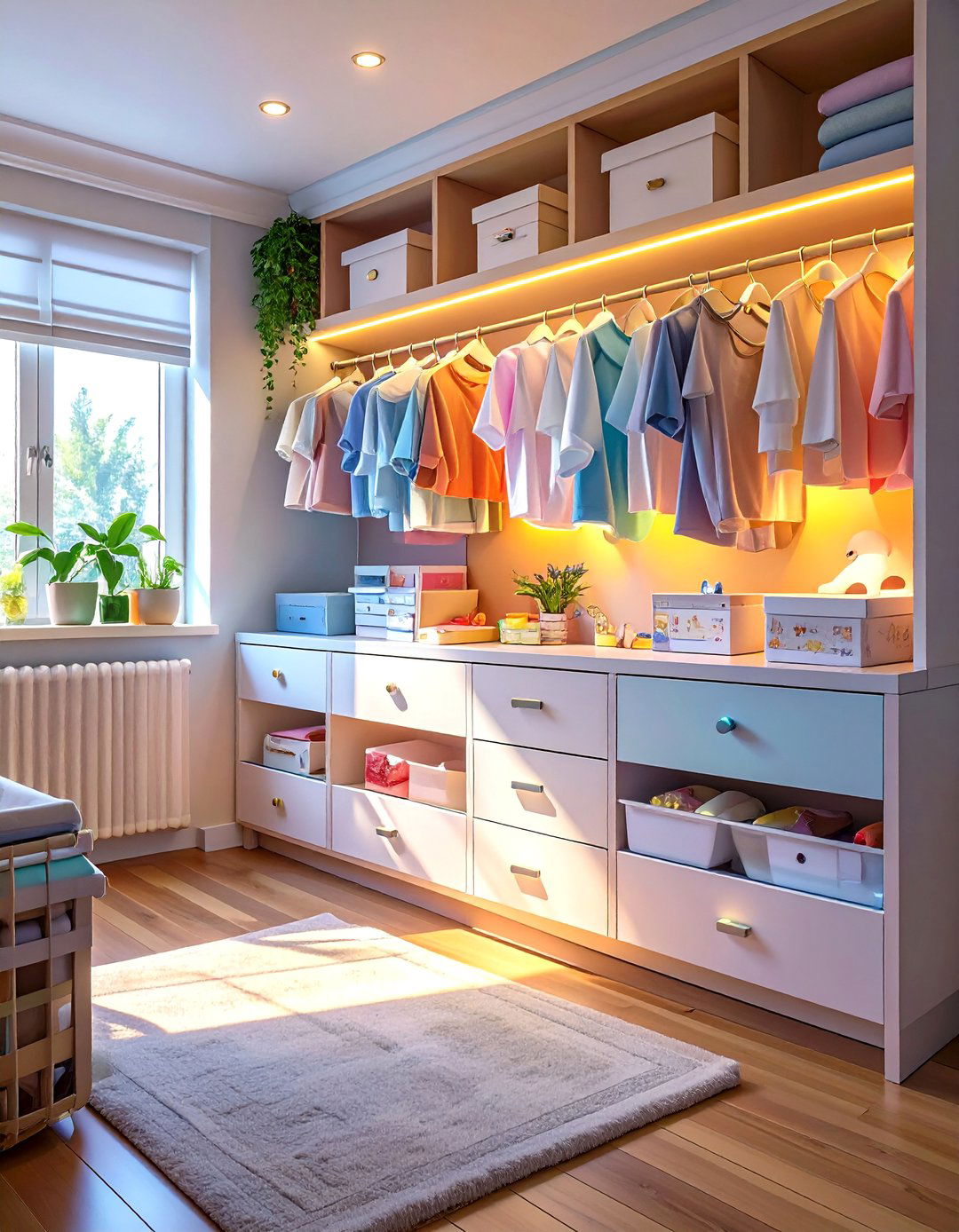 The AI Assisted Organization Nursery - 30 ai nursery design ideas