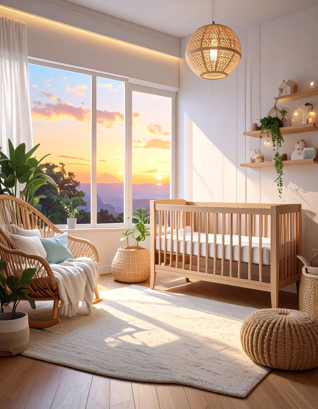 The AI Circadian Rhythm Nursery - 30 ai nursery design ideas