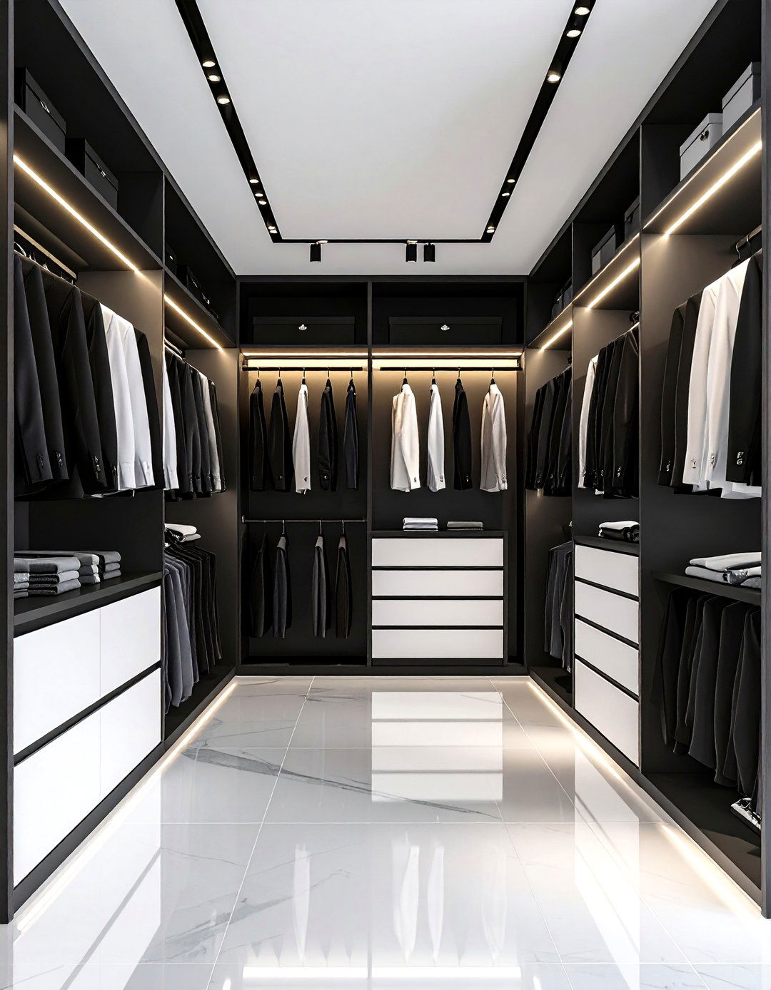 The AI Driven Monochromatic Wardrobe - 30 ai closet organization ideas