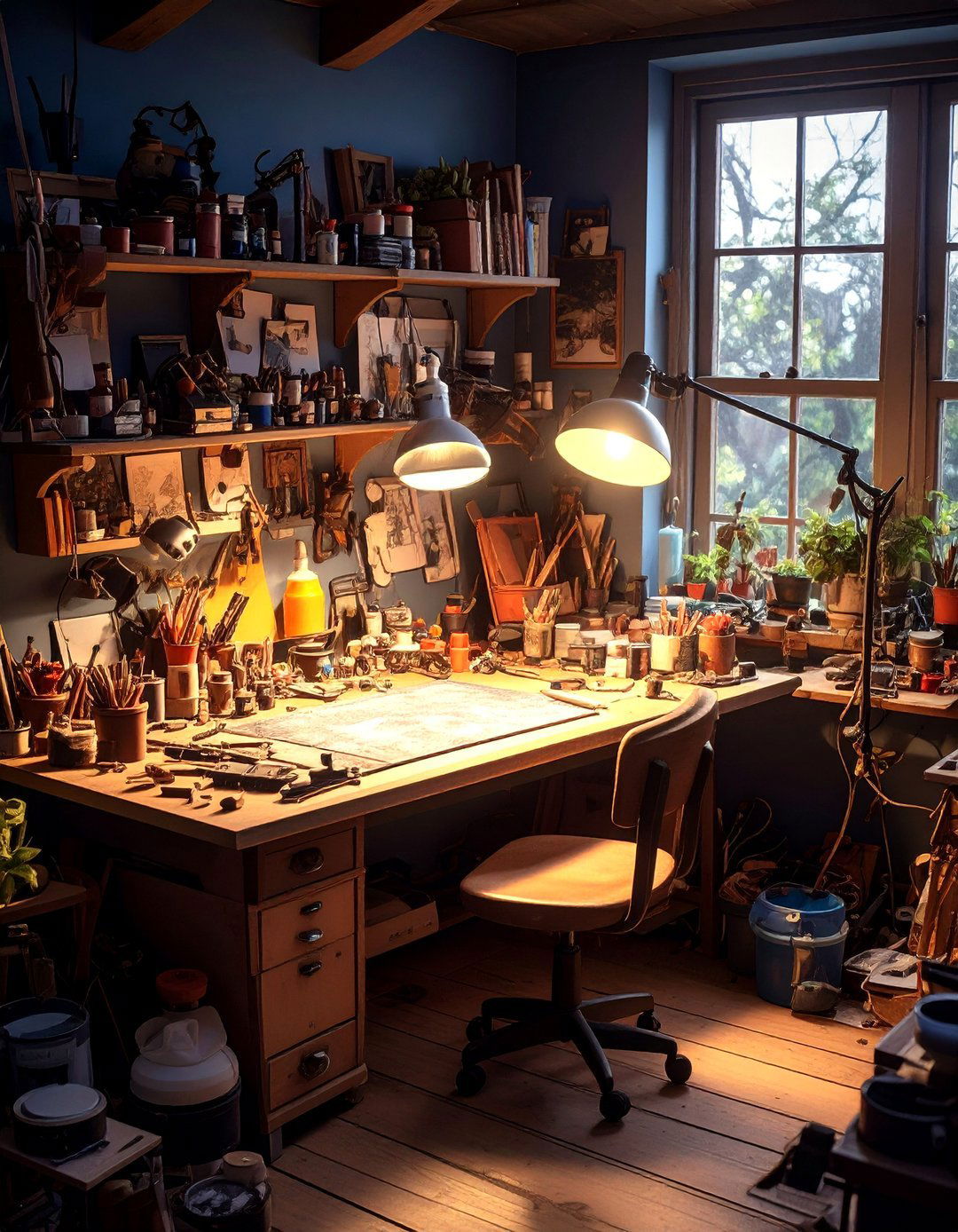 The AI Enhanced Hobbyists Nook - 30 ai garage workshop layout ideas