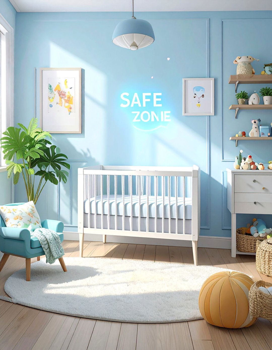 The AI Enhanced Security Nursery - 30 ai nursery design ideas