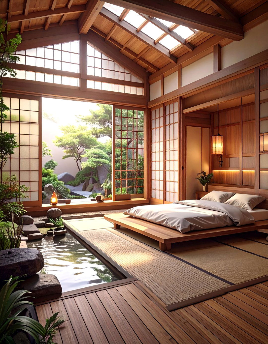 The AI Enhanced Zen Teahouse - 30 ai tiny home interior ideas
