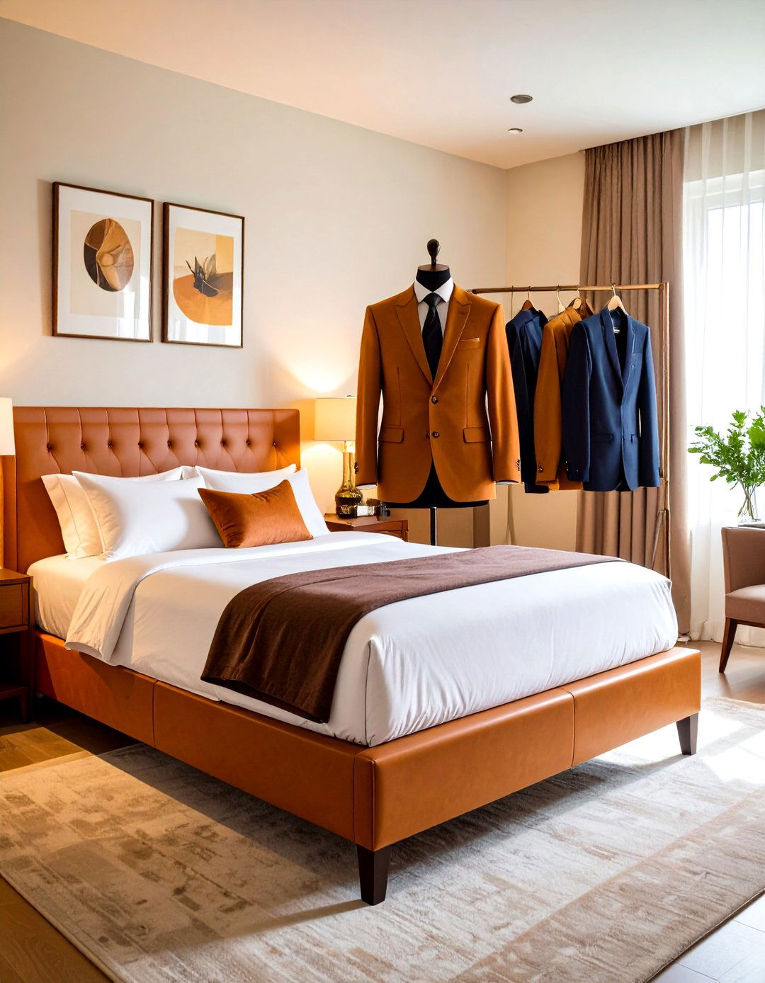 The AI Integrated Valet Stand - 30 ai closet organization ideas