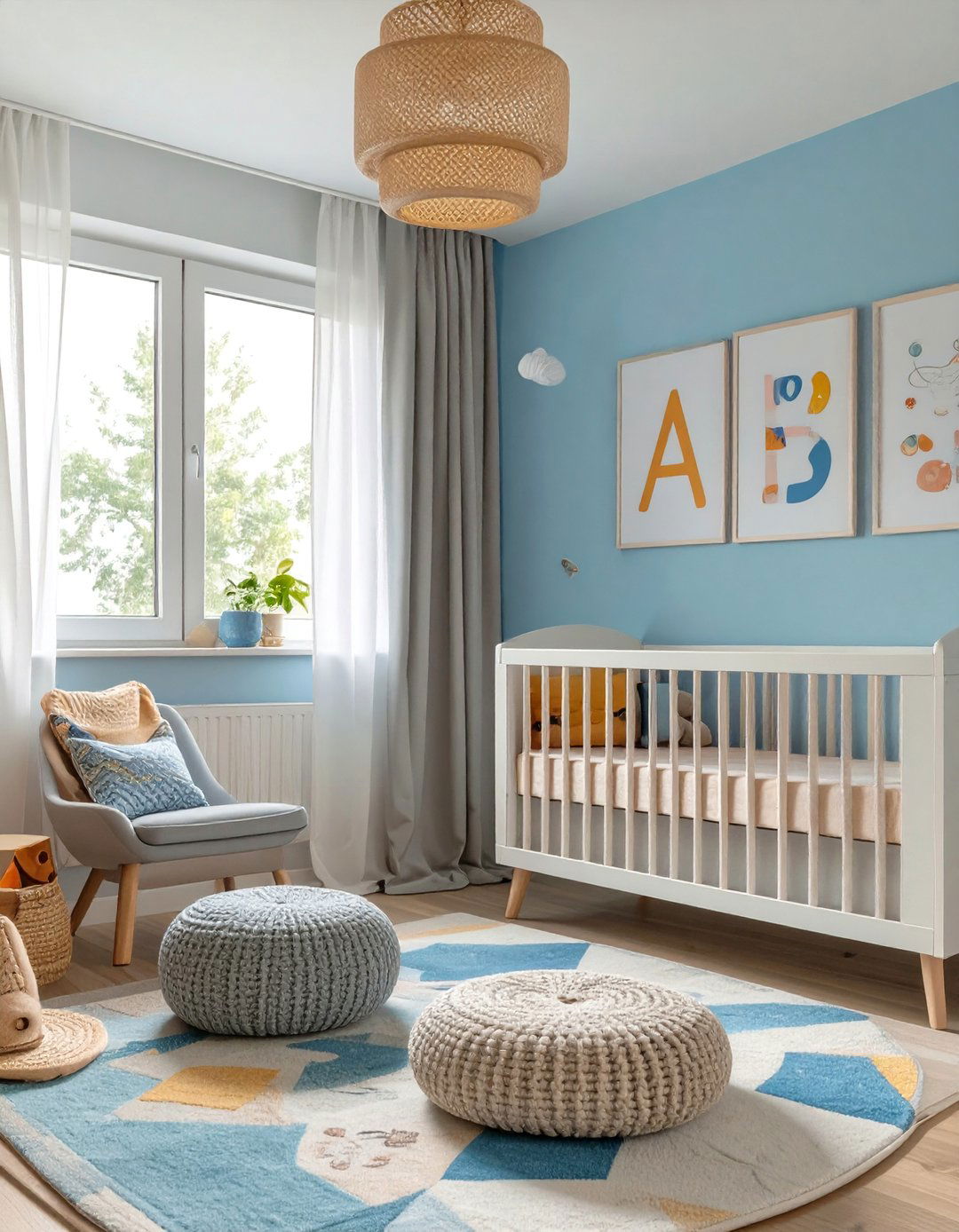The AI Language Immersion Nursery - 30 ai nursery design ideas