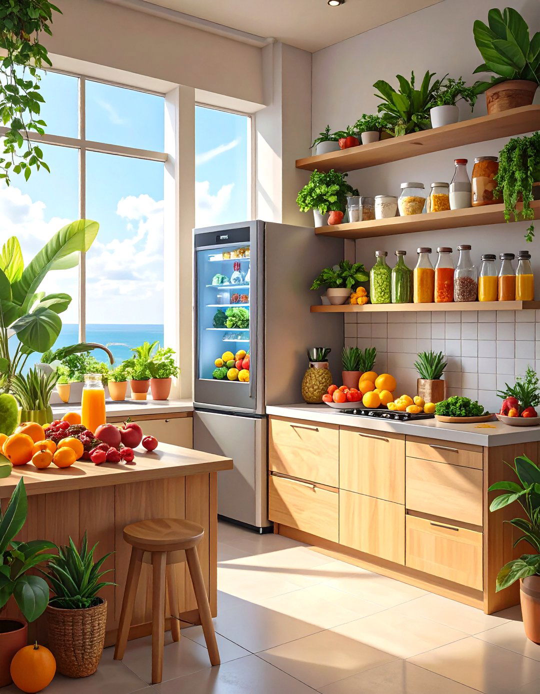 The AI Managed Health and Wellness Kitchen - 30 ai kitchen remodel ideas