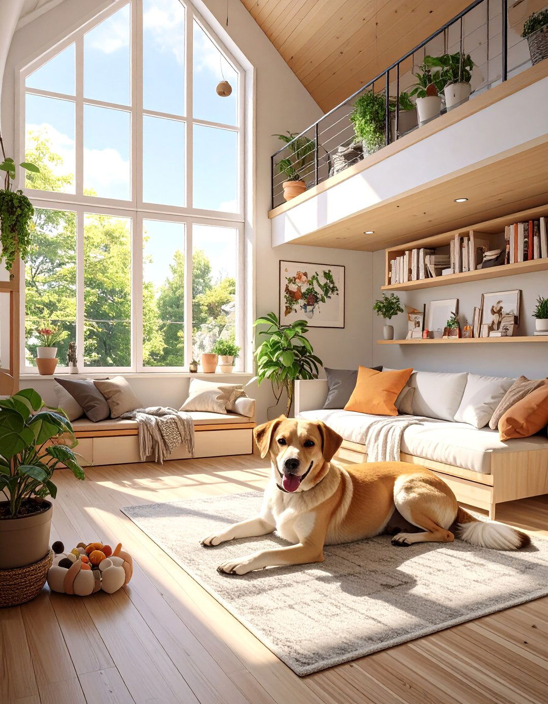 The AI Managed Pet Haven - 30 ai tiny home interior ideas