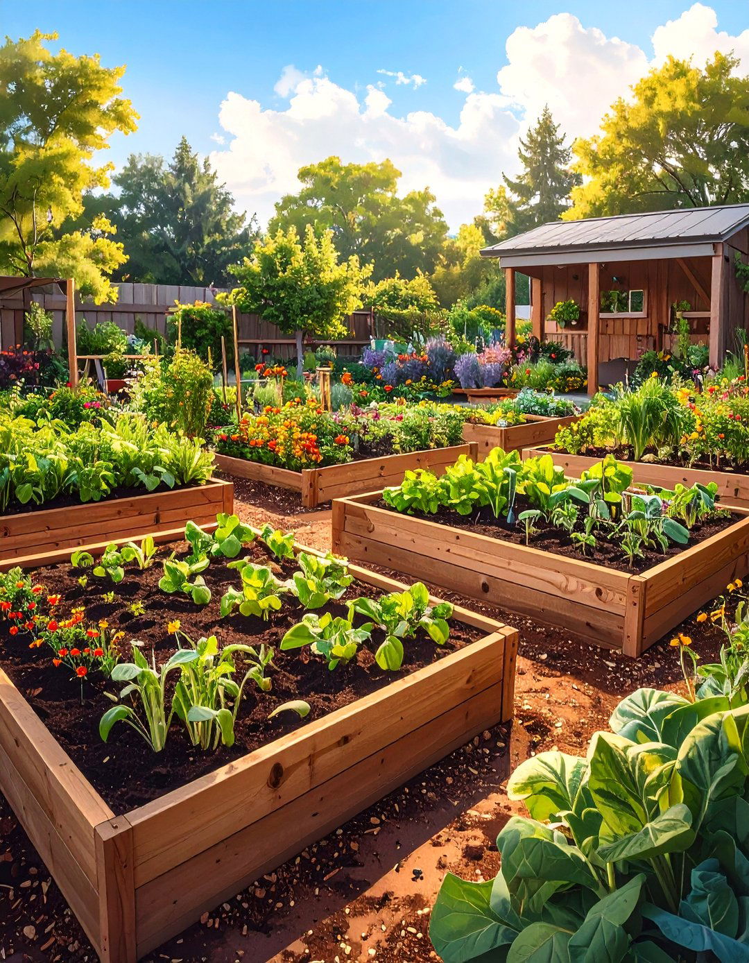 The AI Monitored Soil Health Sanctuary - 30 ai sustainable landscape design ideas