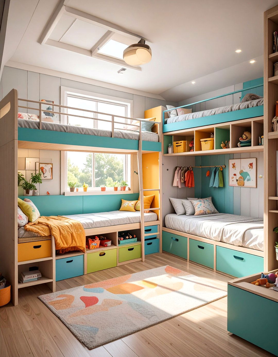 The AI Optimized Family Bunkhouse - 30 ai tiny home interior ideas