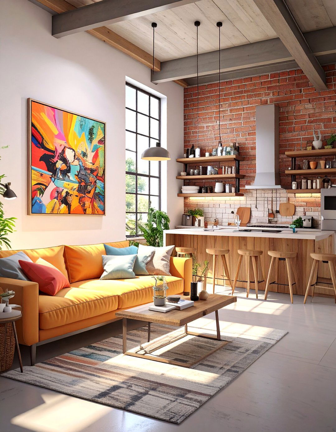 The AI Powered Artisan Loft - 30 ai tiny home interior ideas