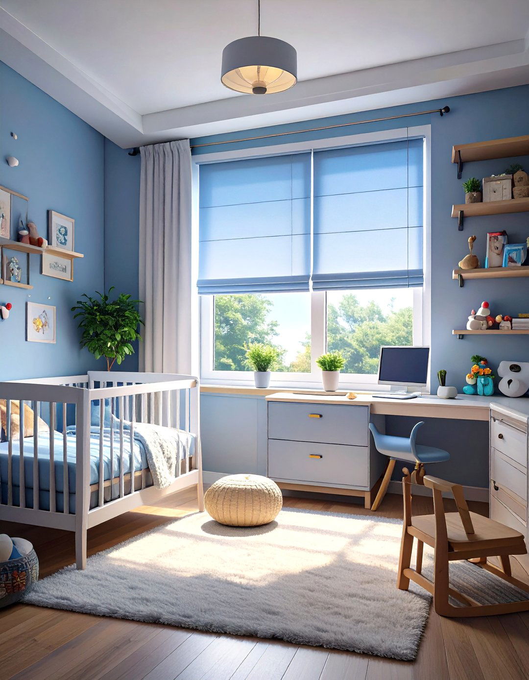 The AI Powered Blackout Nursery - 30 ai nursery design ideas
