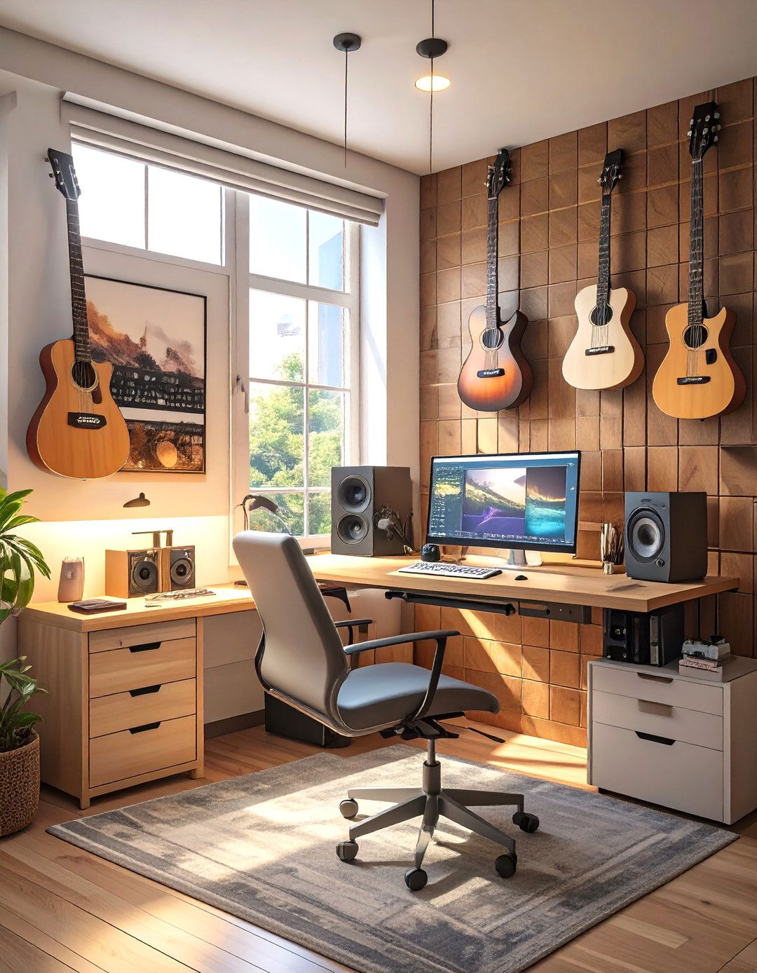 The AI Powered Music Studio - 30 ai tiny home interior ideas