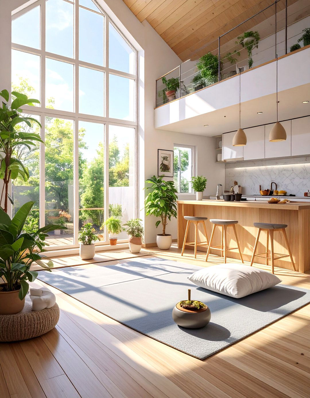 The AI Wellness Retreat - 30 ai tiny home interior ideas