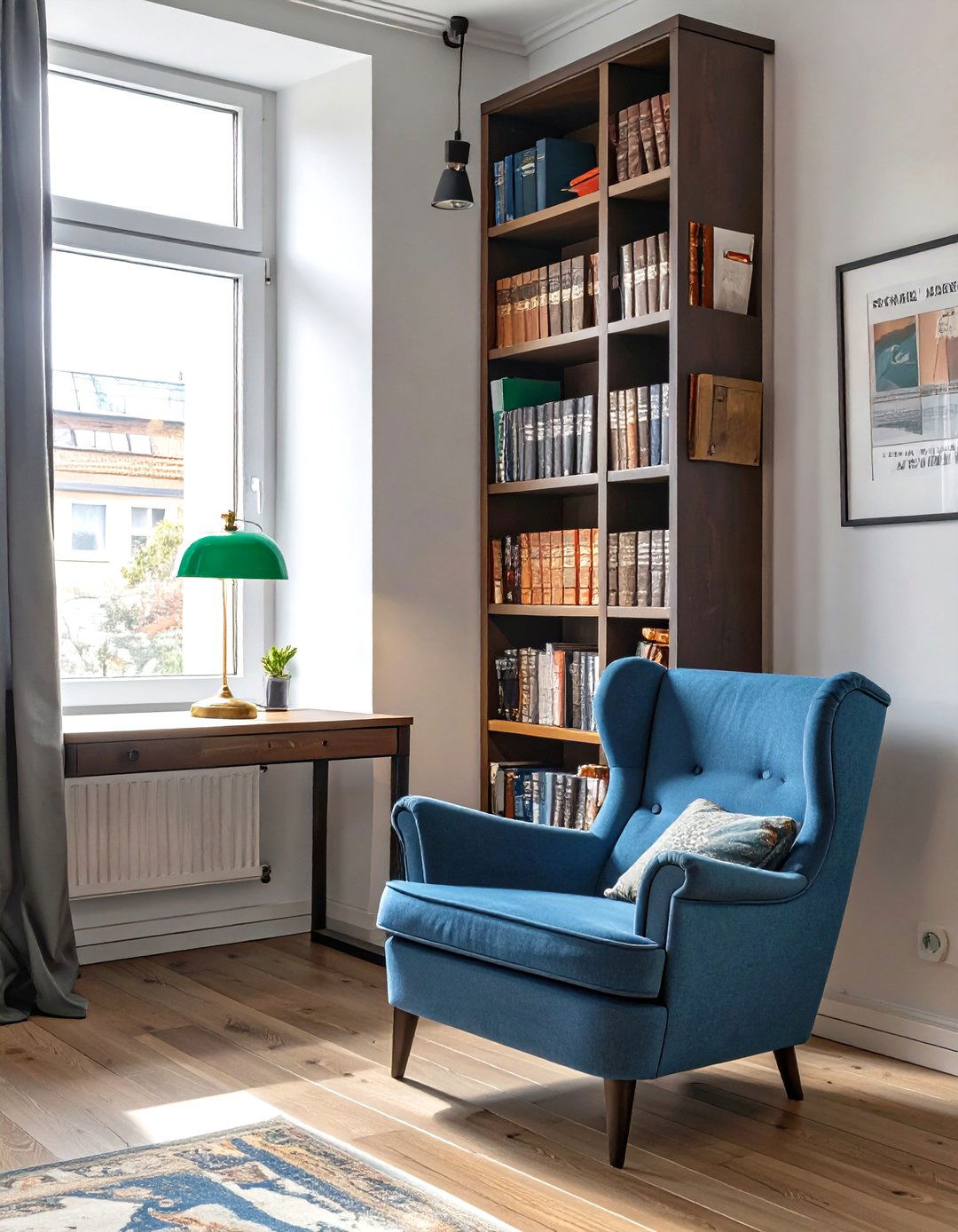 The Academics Library Nook - 30 guys dorm room ideas