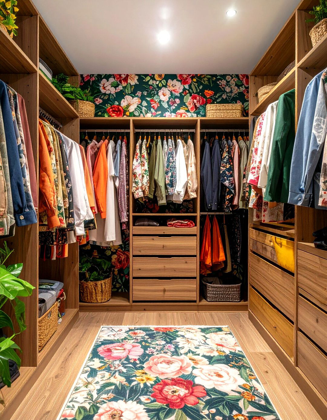 The Accent Wall Small Closet - 30 layout small closet design ideas