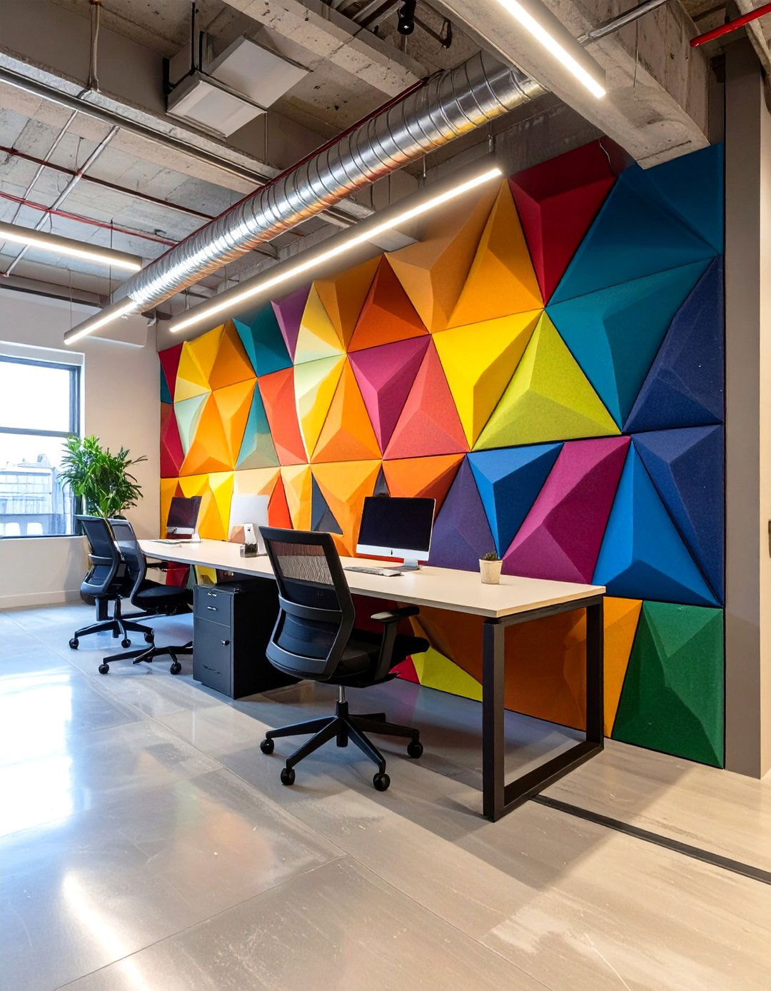 The Acoustic Panel Accent Wall Basement Office - 30 basement office ideas no windows