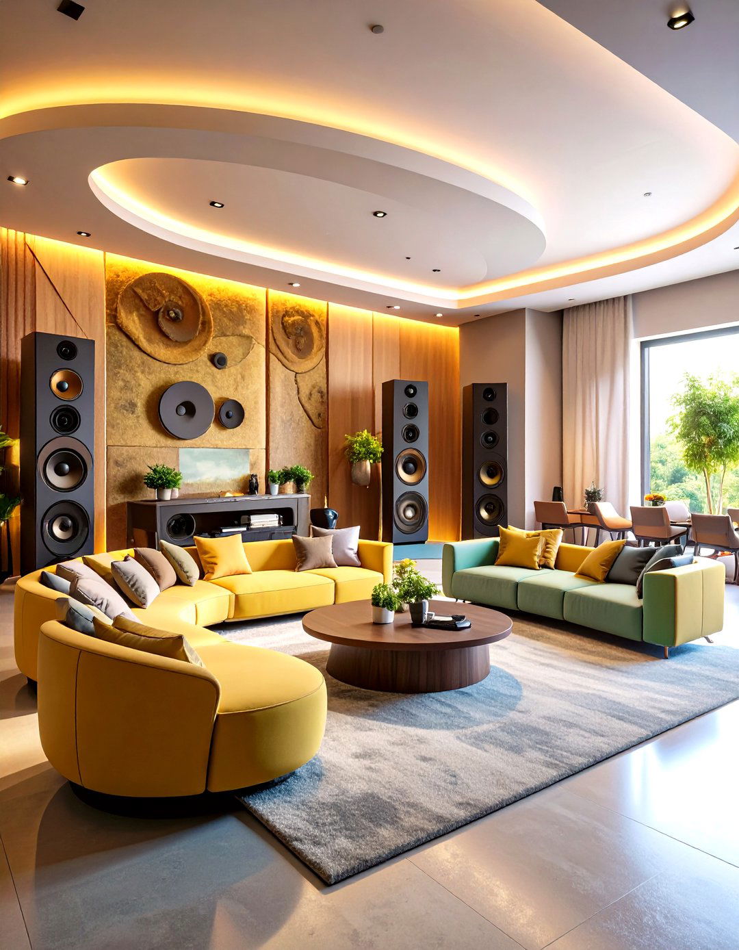 The Acoustic Tuned Music Lounge - 30 futuristic interior design ideas