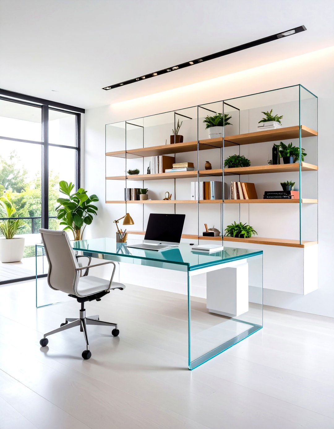 The Acrylic Ghost Furniture and Shelving - 30 home office storage ideas