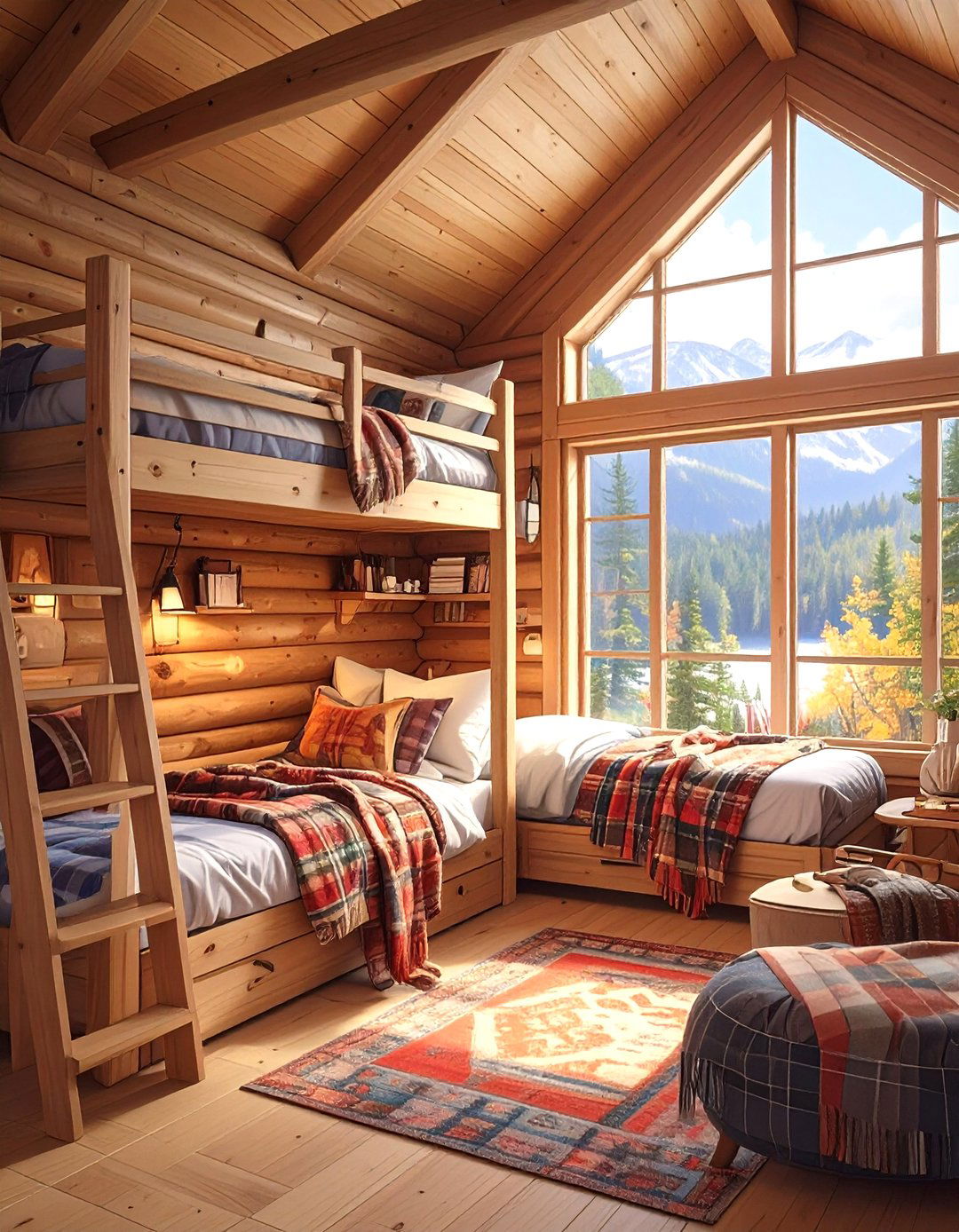 The Adirondack Great Camp Bunk Room - 30 american home design ideas