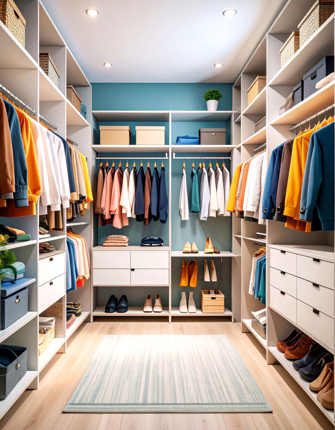 The Adjustable Track System Small Closet - 30 layout small closet design ideas
