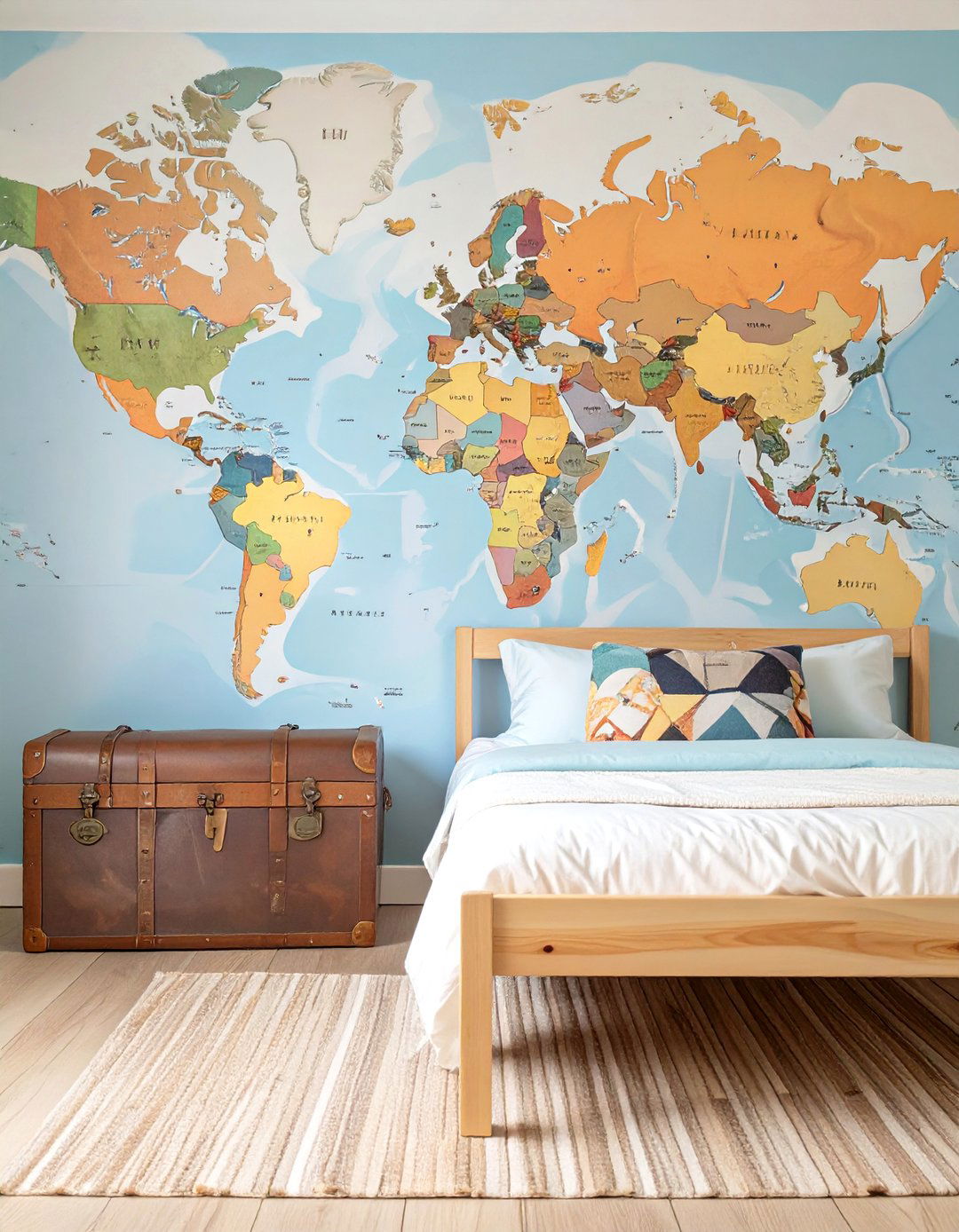 The Adventure Seekers Map Room - 30 kids bedroom ideas for small rooms