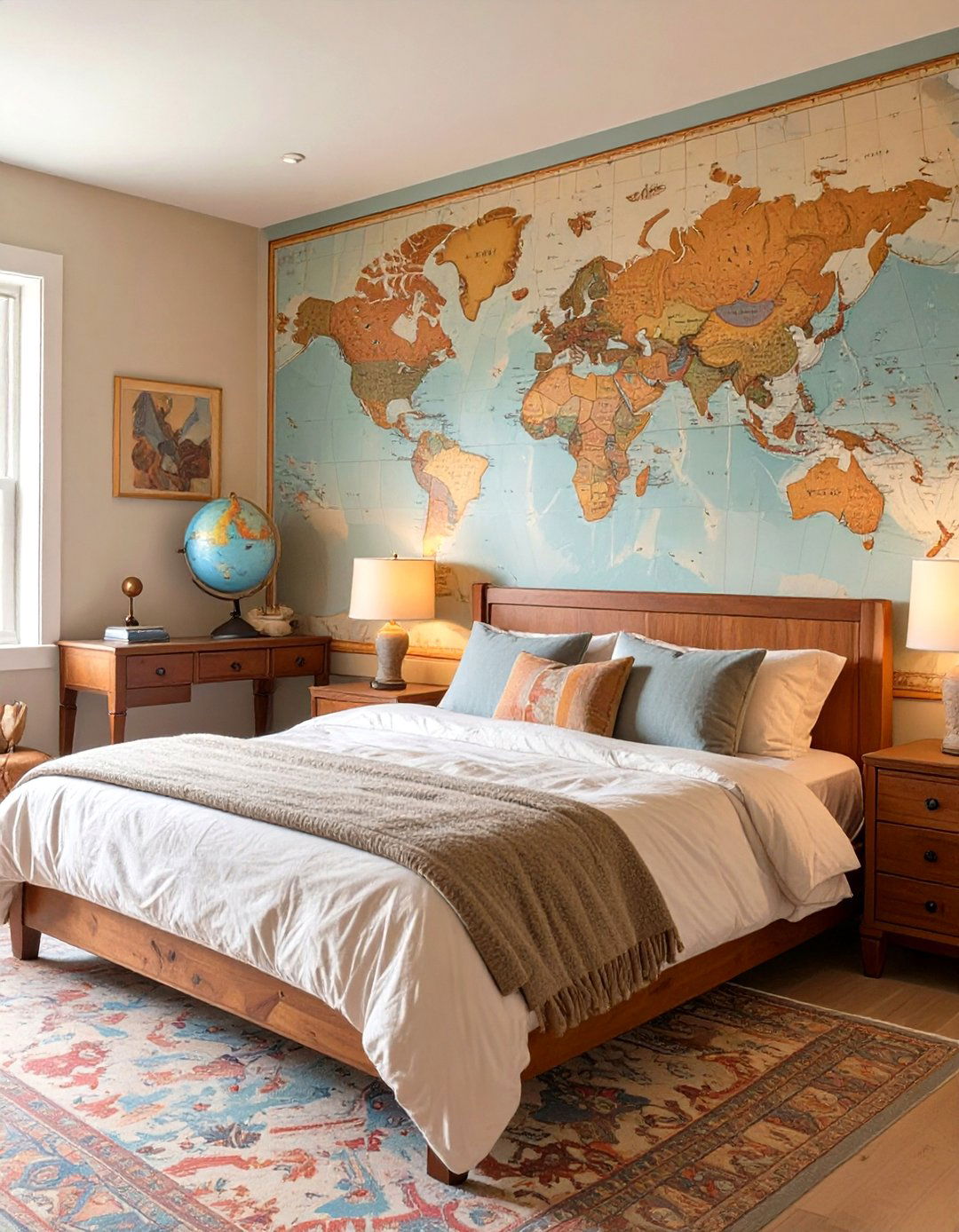 The Adventurers Map Themed Bedroom - 30 guys bedroom ideas
