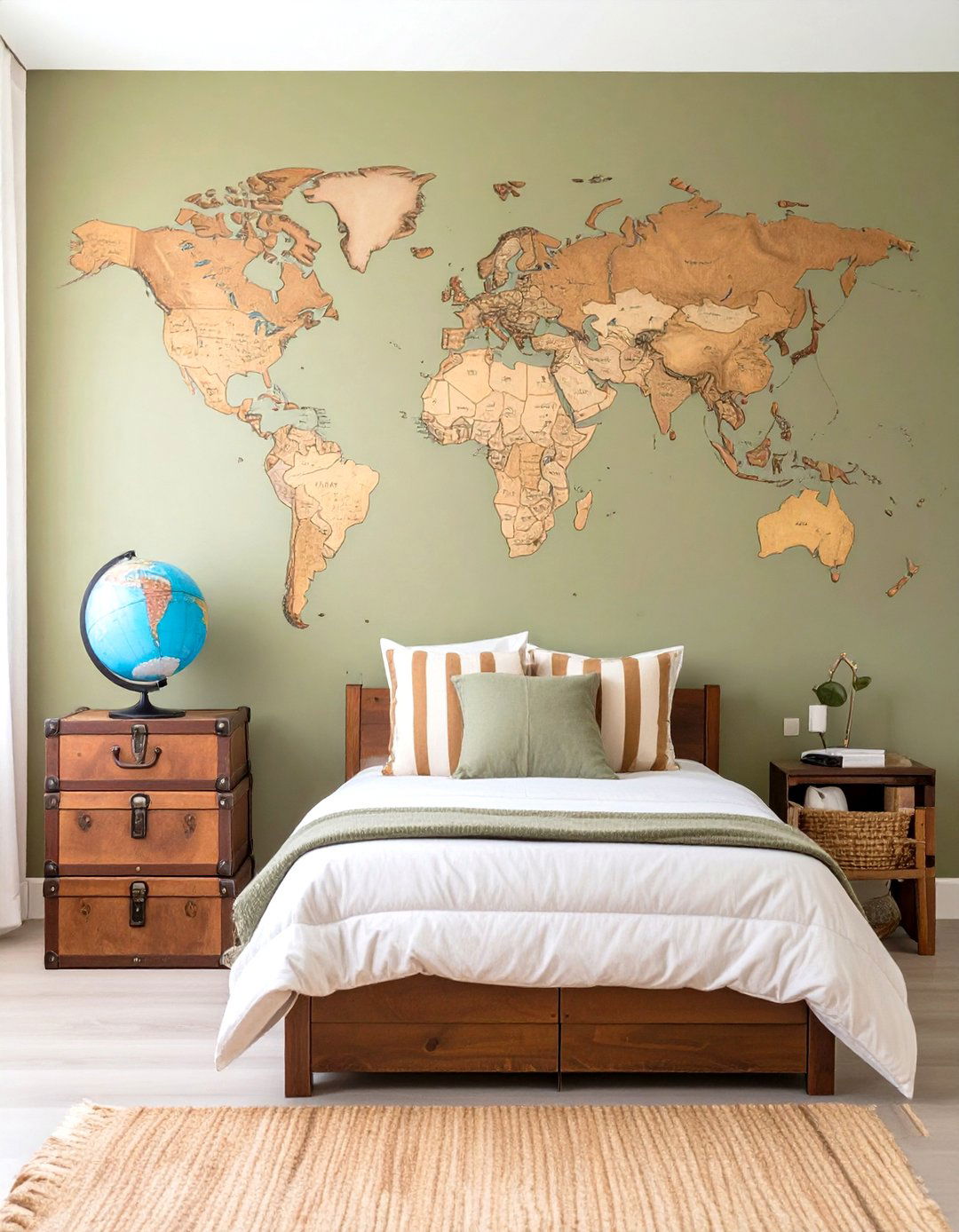 The Adventurous World Traveler Bedroom - 30 boys bedroom paint ideas