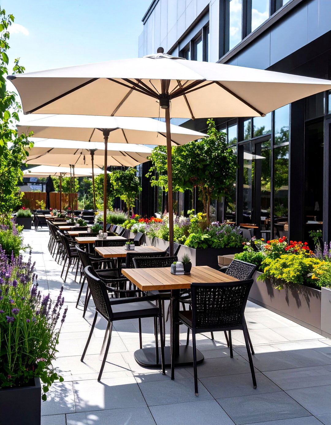 The Al Fresco Dining Terrace - 30 commercial landscape design ideas