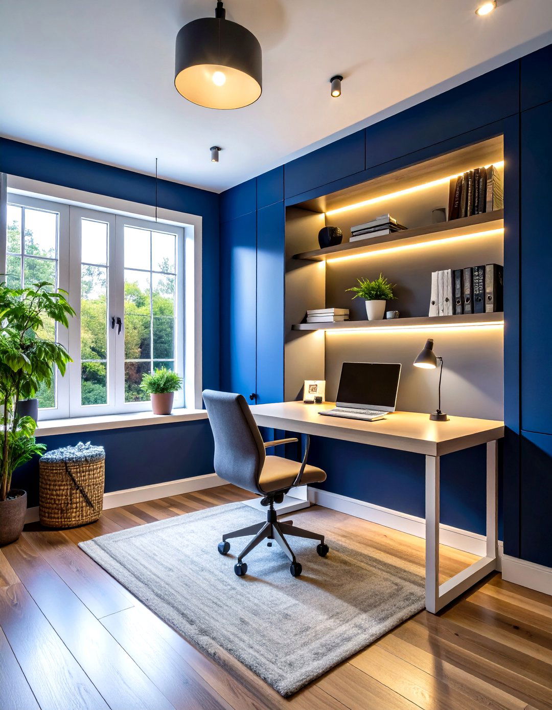 30 Living Room Office Ideas for a Productive Space - We Love Home Blog