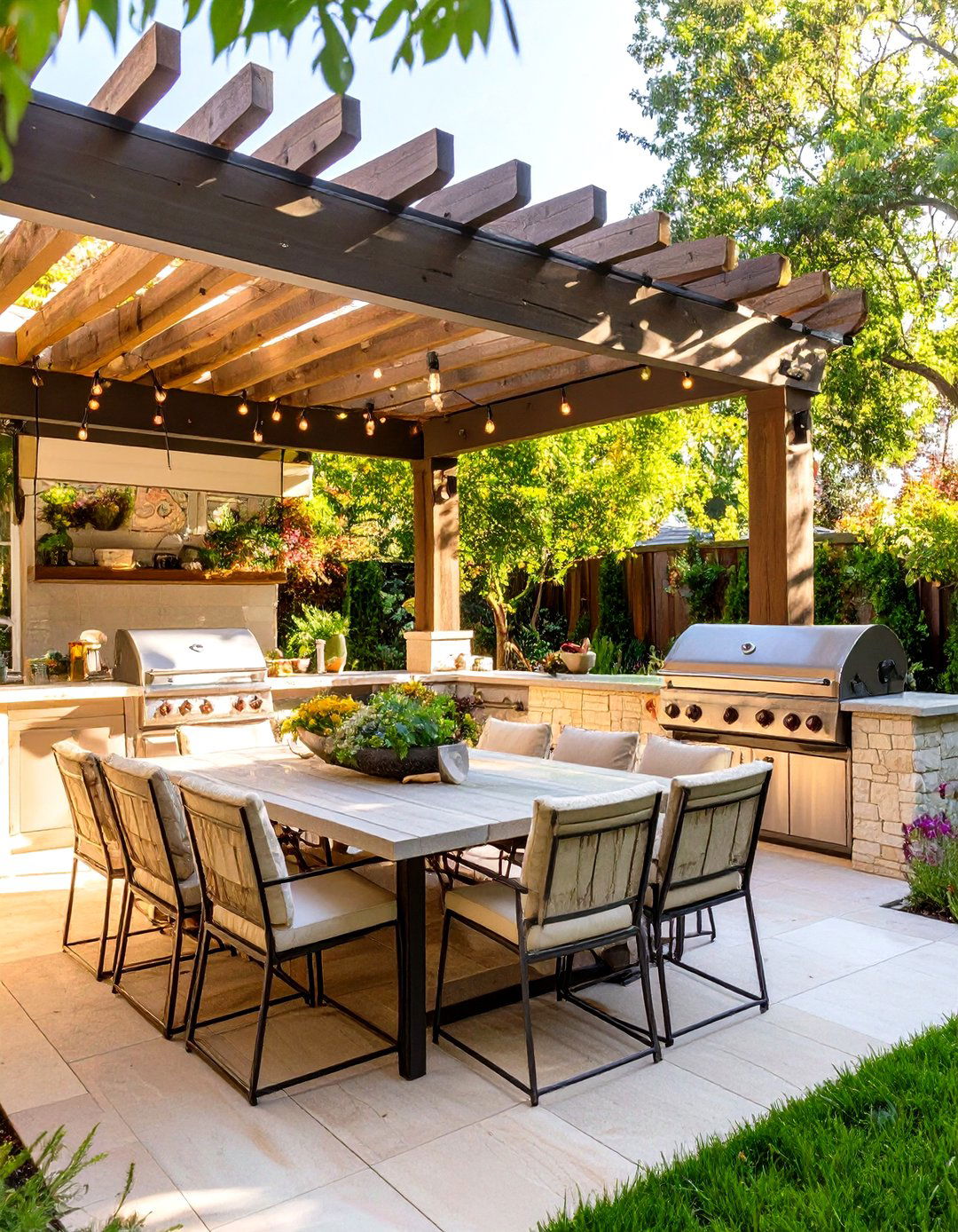 The Alfresco Dining Backyard - 30 outdoor backyard ideas