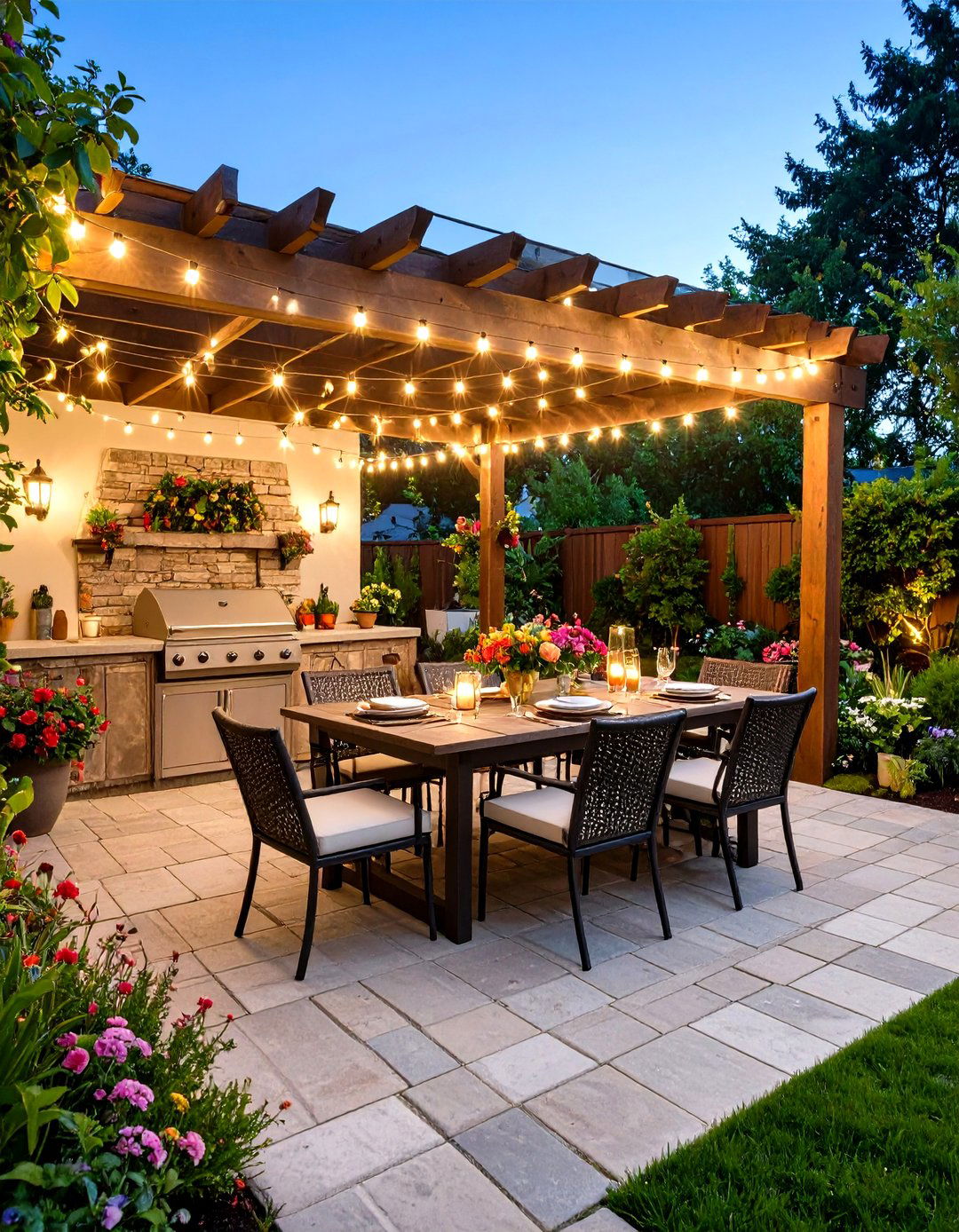 The Alfresco Dining Garden - 30 garden landscape ideas