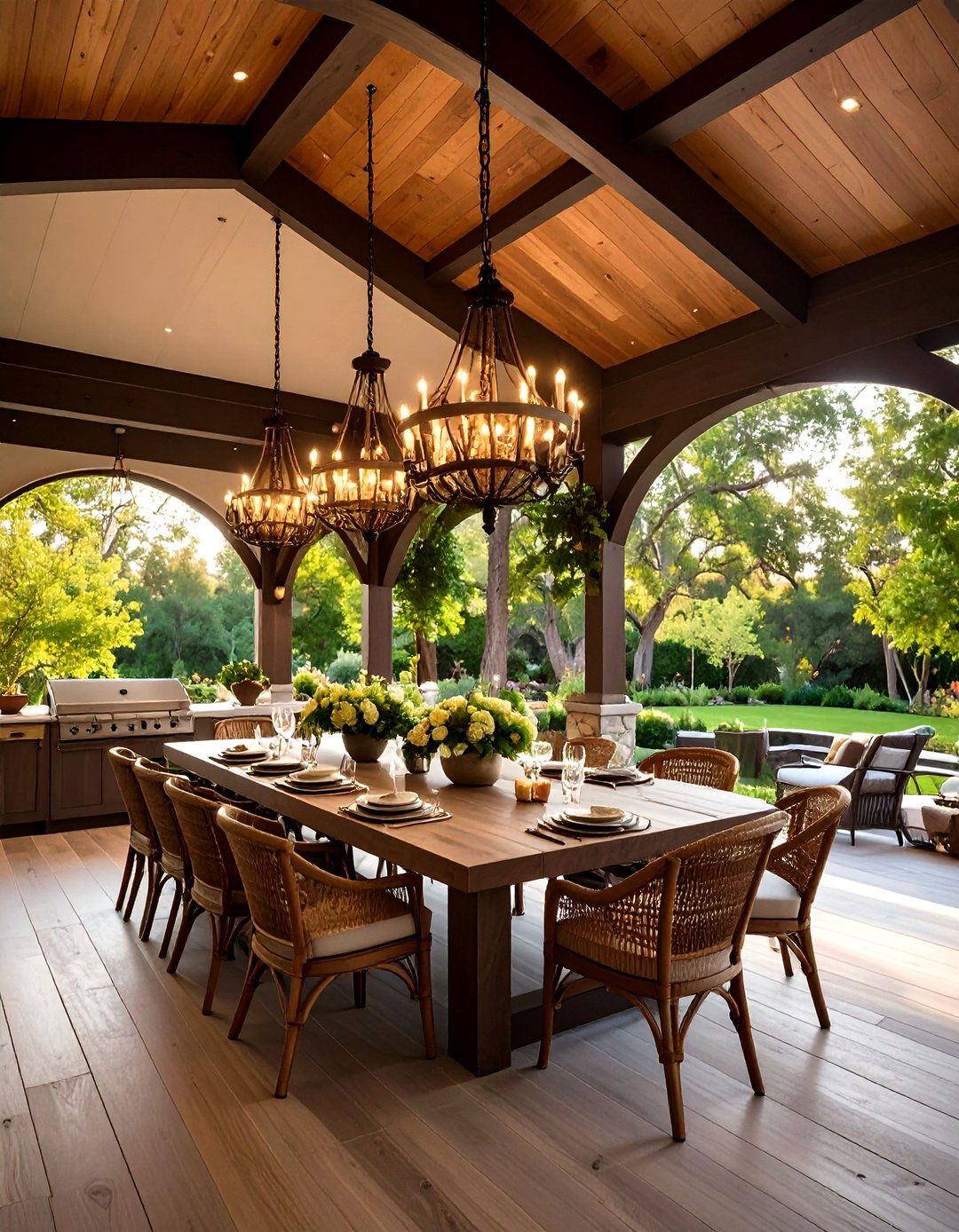 The Alfresco Dining Pavilion - 30 large backyard ideas