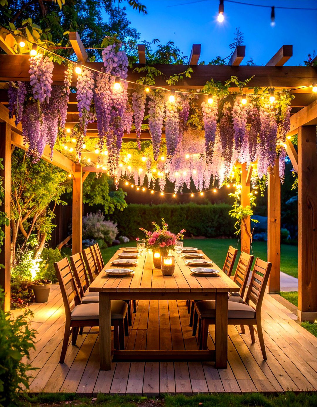 The Alfresco Dining Pergola - 30 landscaping backyard ideas