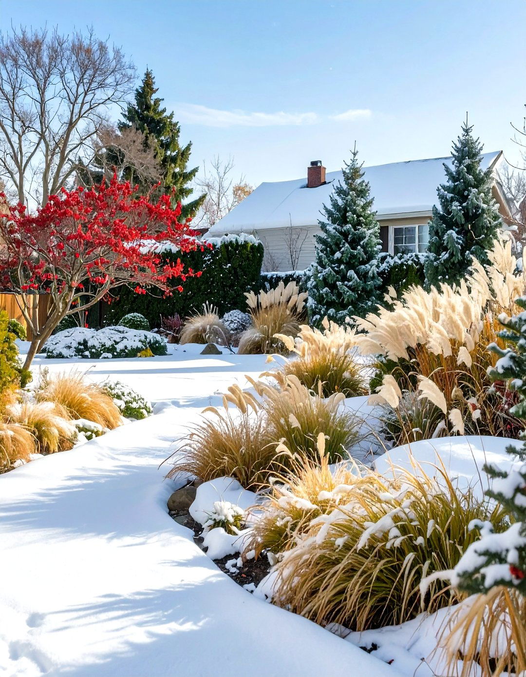 The All Season Interest Garden - 30 free online landscape design tool ideas