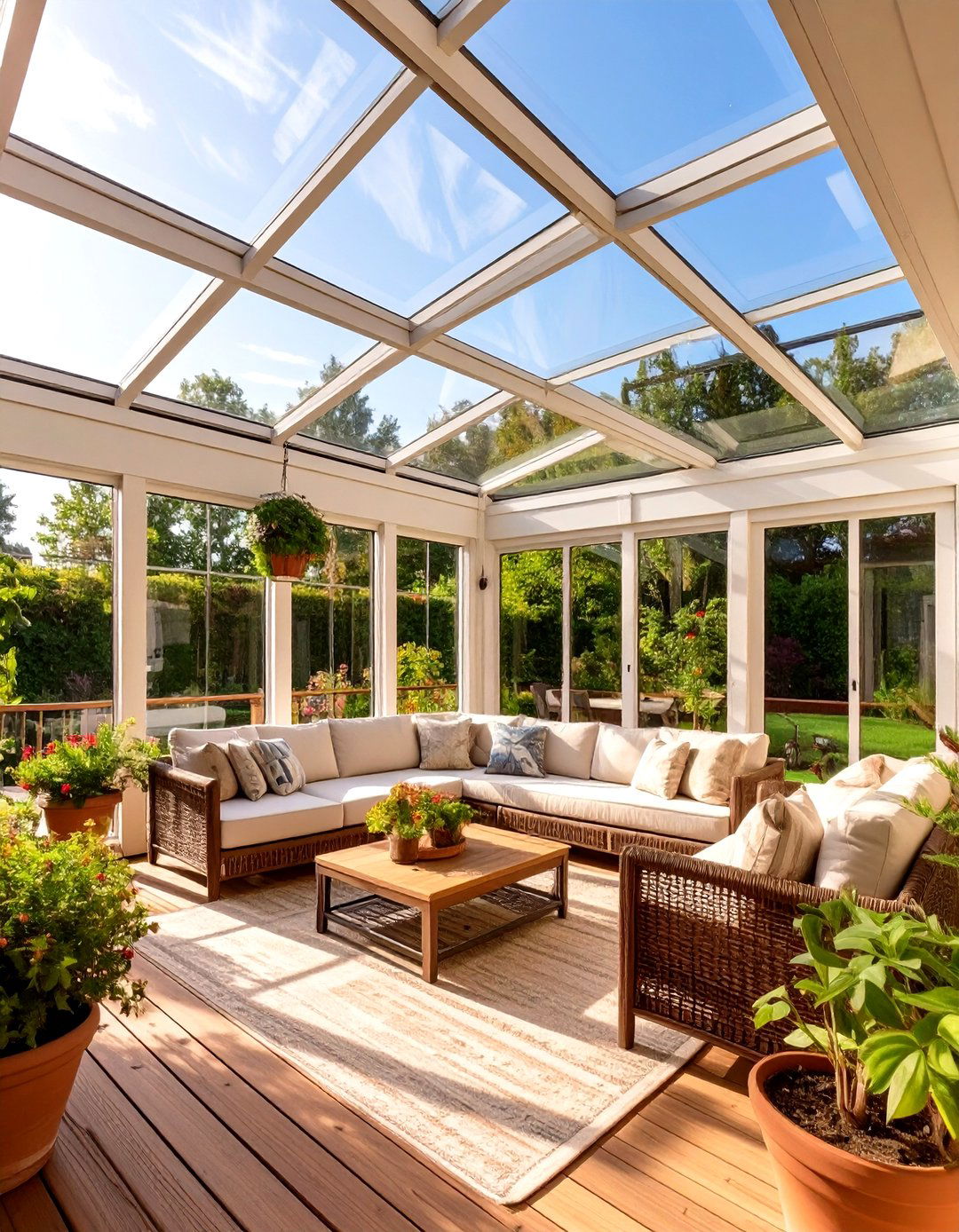 The All Season Sunroom Roof - 30 deck roof ideas