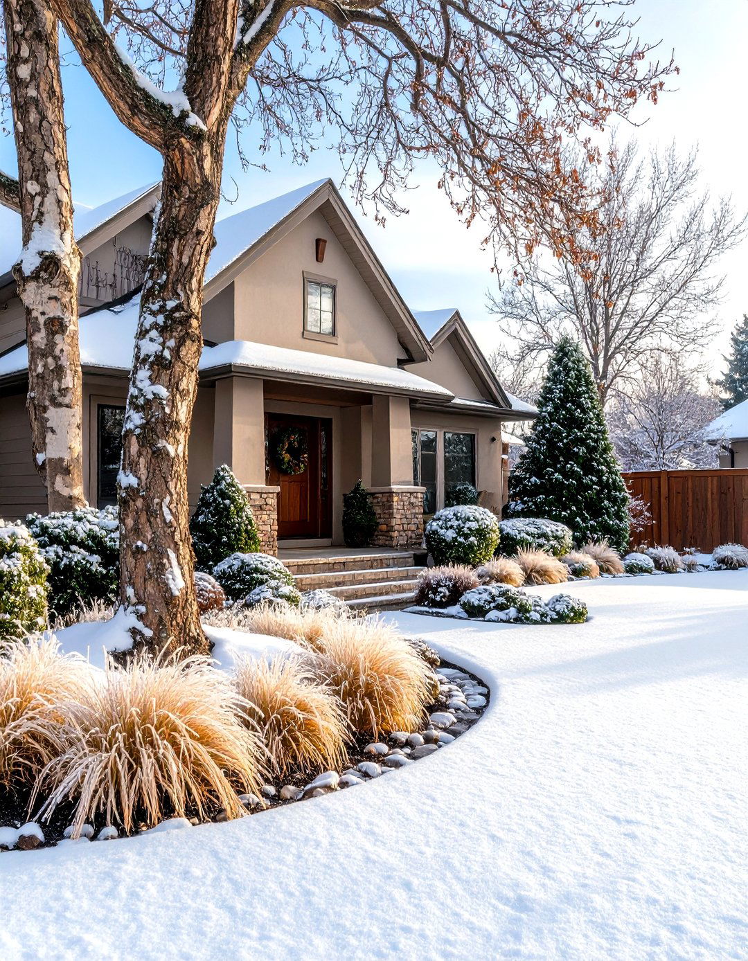 The All Seasons Interest Front Yard - 30 front yard landscape ideas