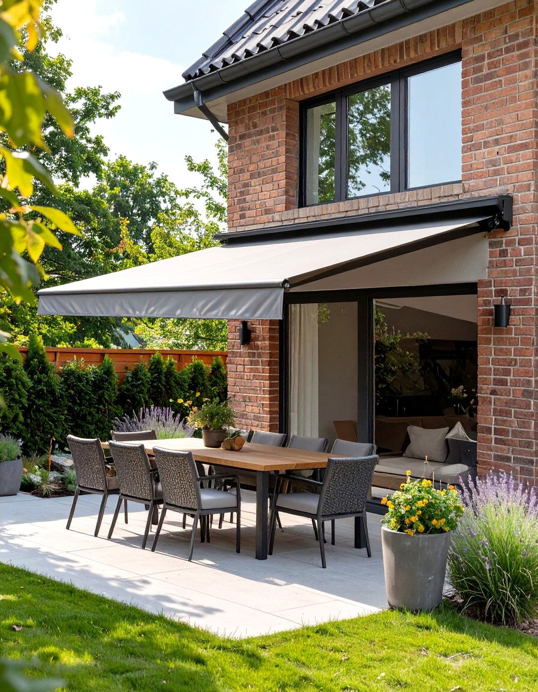 The All Weather Awning Patio - 30 covered patio ideas attached to house