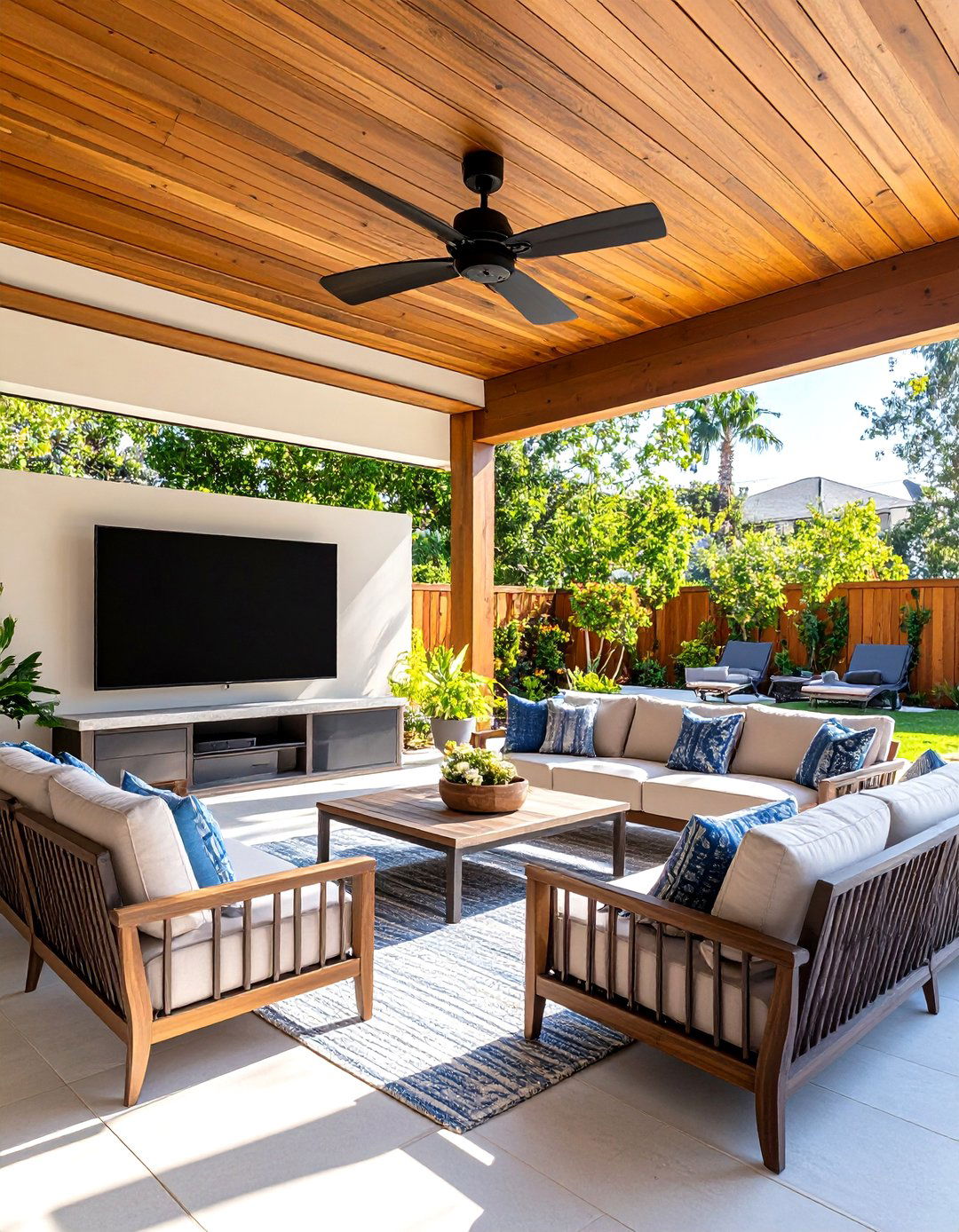 The All Weather Entertainment Hub - 30 backyard furniture ideas