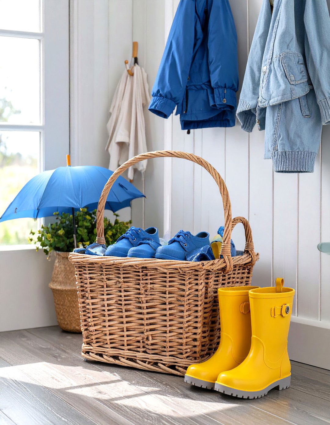 The All Weather Walker Basket - 30 baby shower gift basket ideas