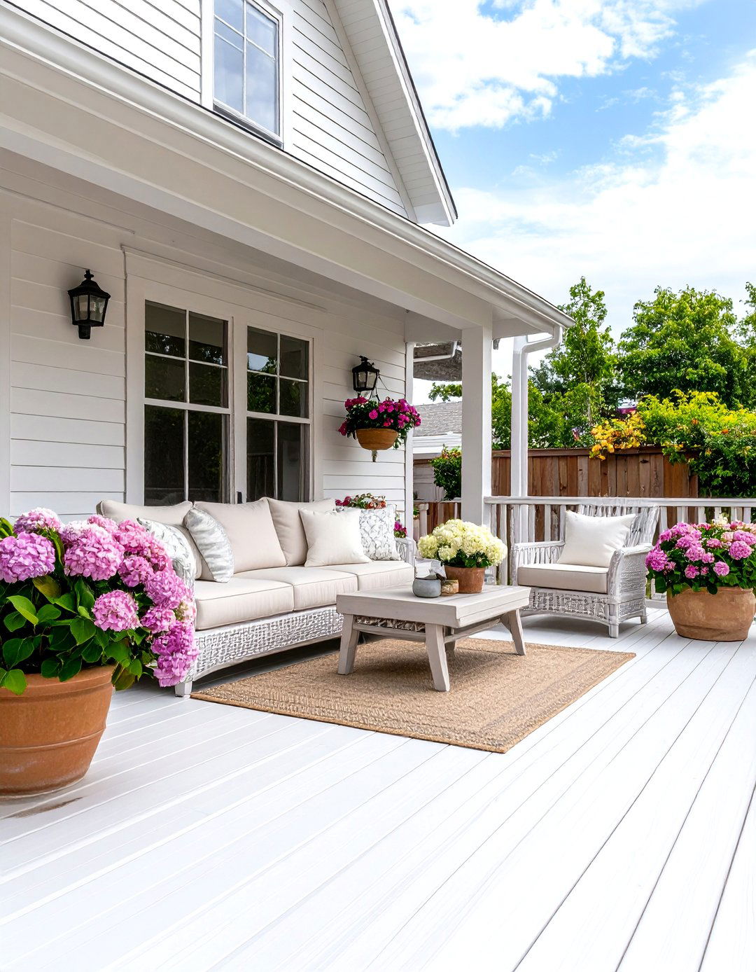 The All White Coastal Design - 30 backyard makeover ideas