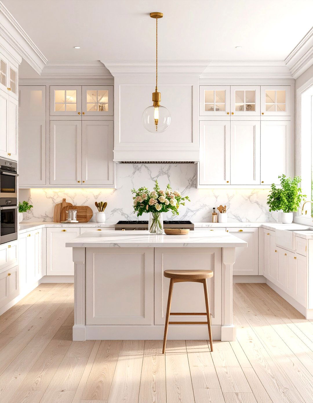 The All White Kitchen - 30 kitchen theme ideas