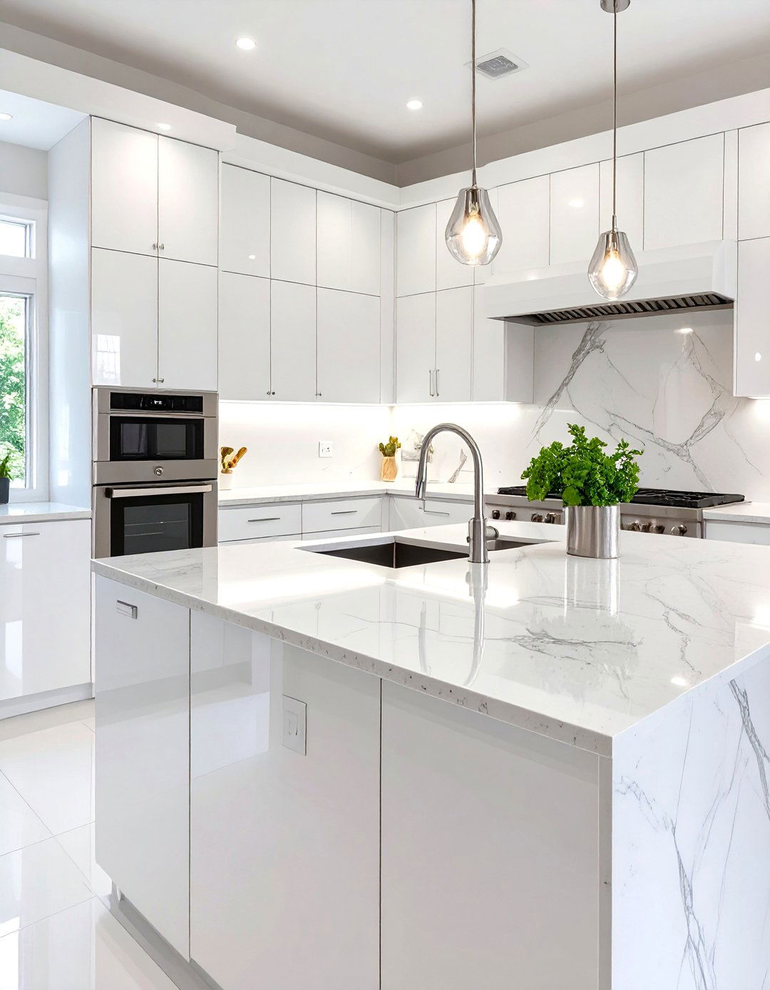 30 Modern White Kitchen Ideas for a Bright Look