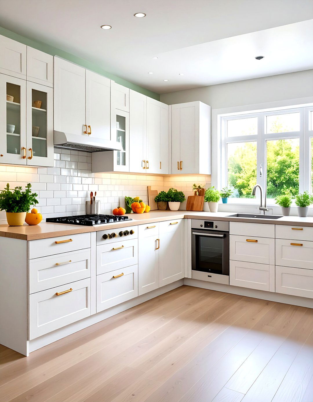 The All White Minimalist Kitchen - 30 limited space small l shaped kitchen design ideas